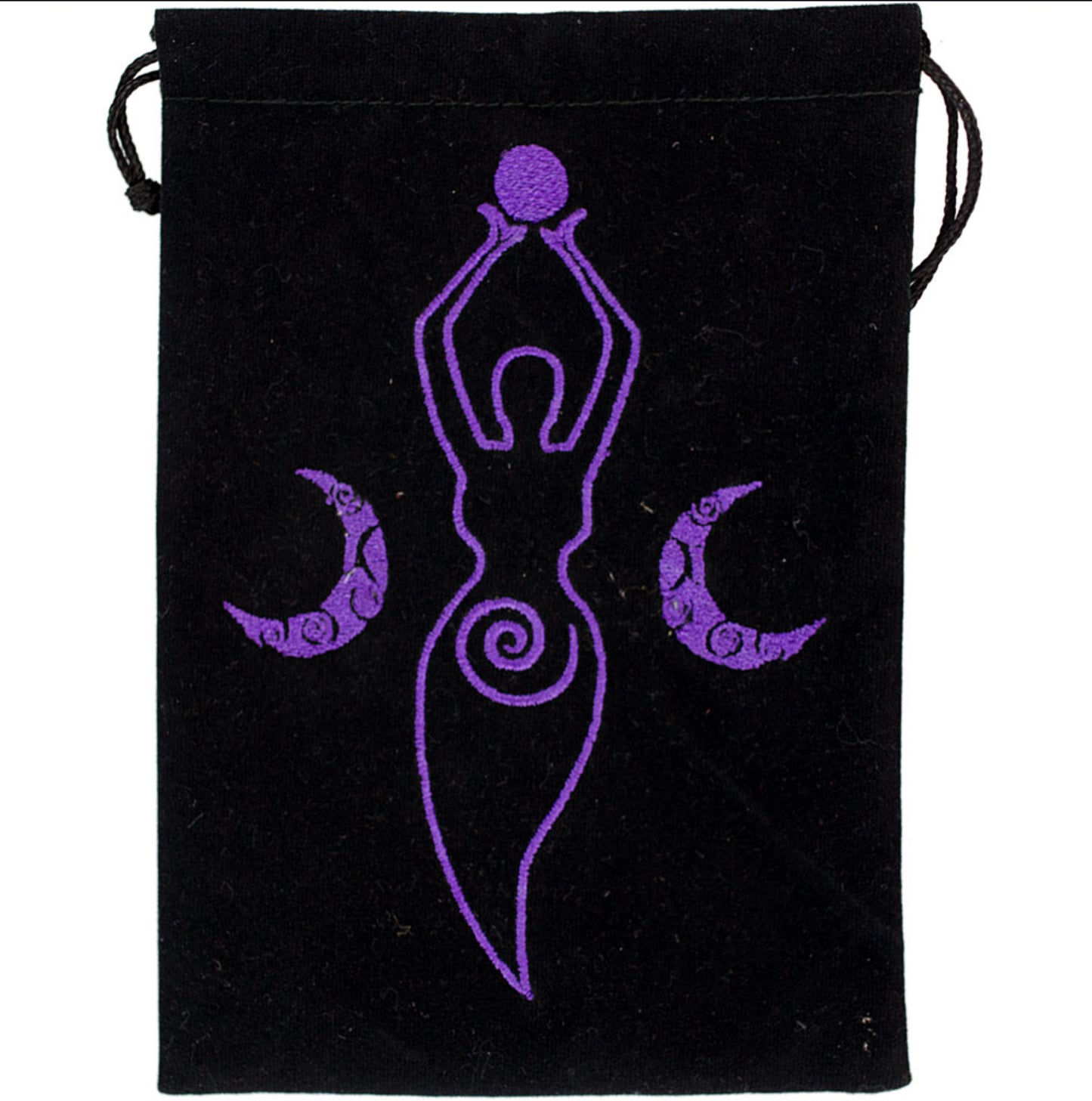 Goddess Collection  - Triple Moon smudge pot candle holder, Selenite palm stone and tower.