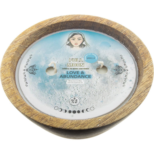 Moon Maidens Candle Collection - Full Moon - Vanilla - lead=free double wick