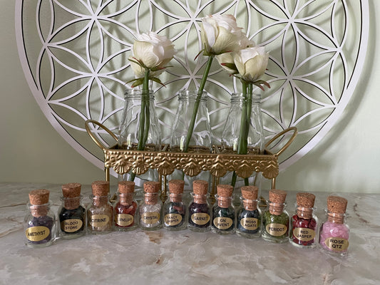 Stone Chips Bottles Set Assortment Box of 12