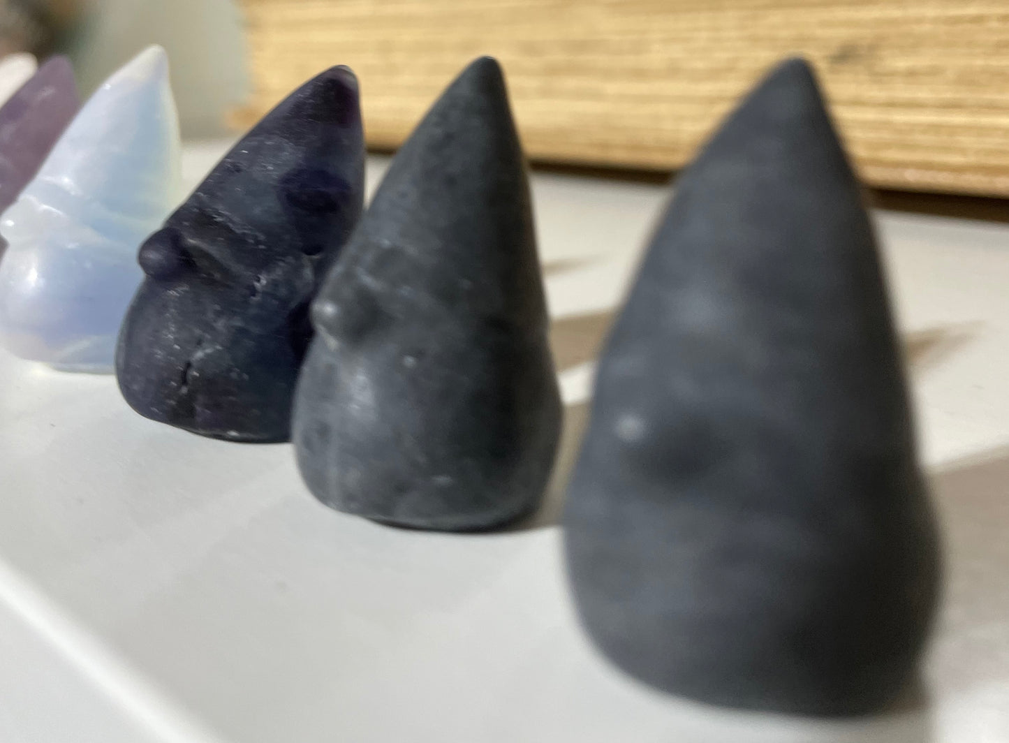 Assorted gnome crystals