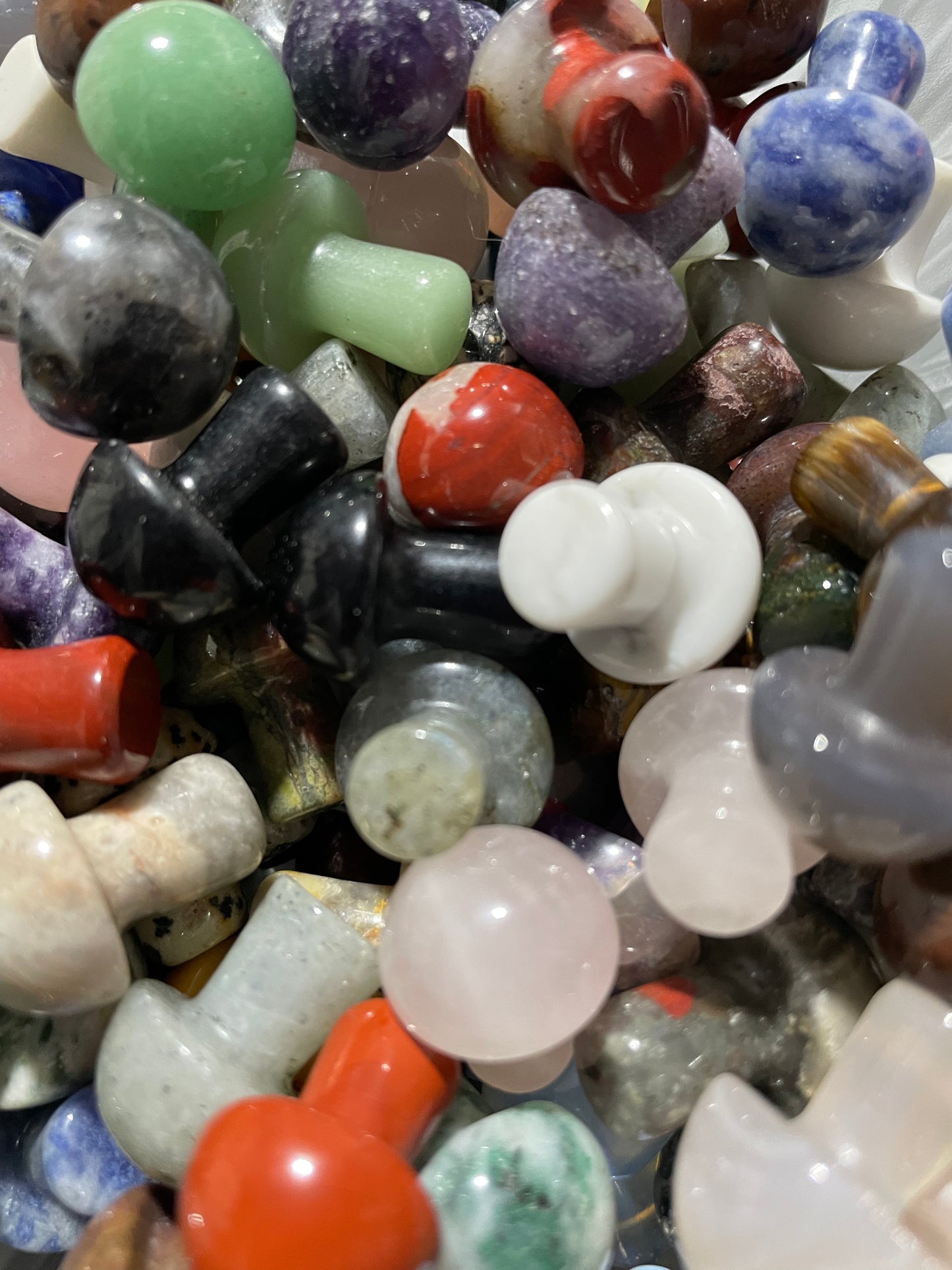Assorted mushroom crystals