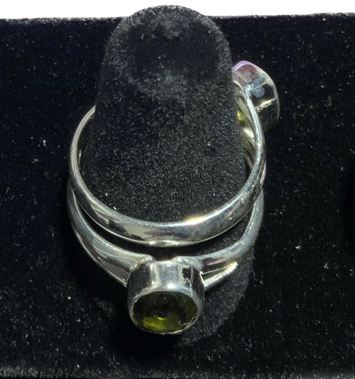 Moldavite Ring Size 6