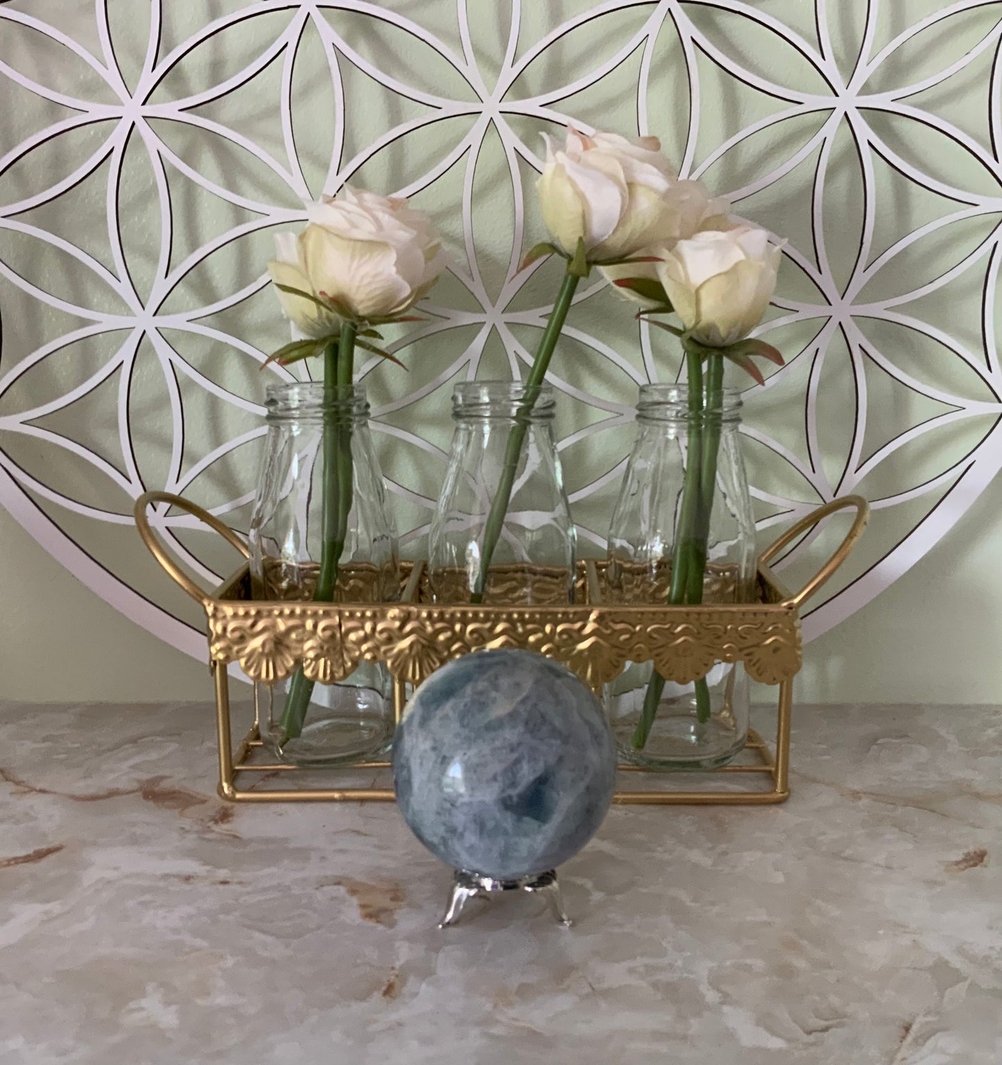 Rainbow Fluorite Sphere