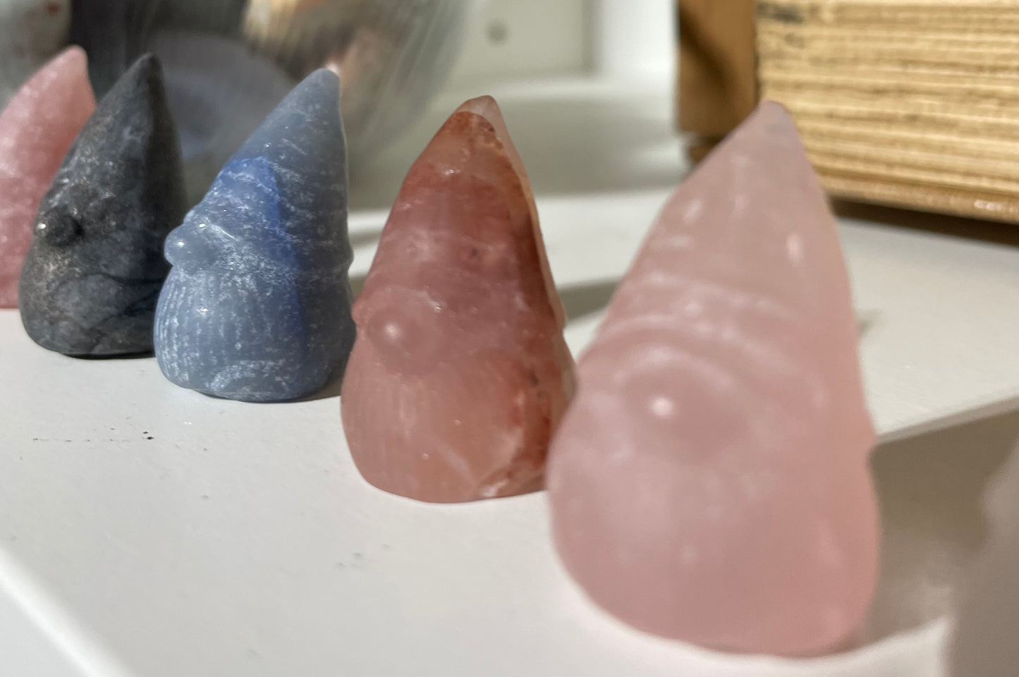 Assorted gnome crystals