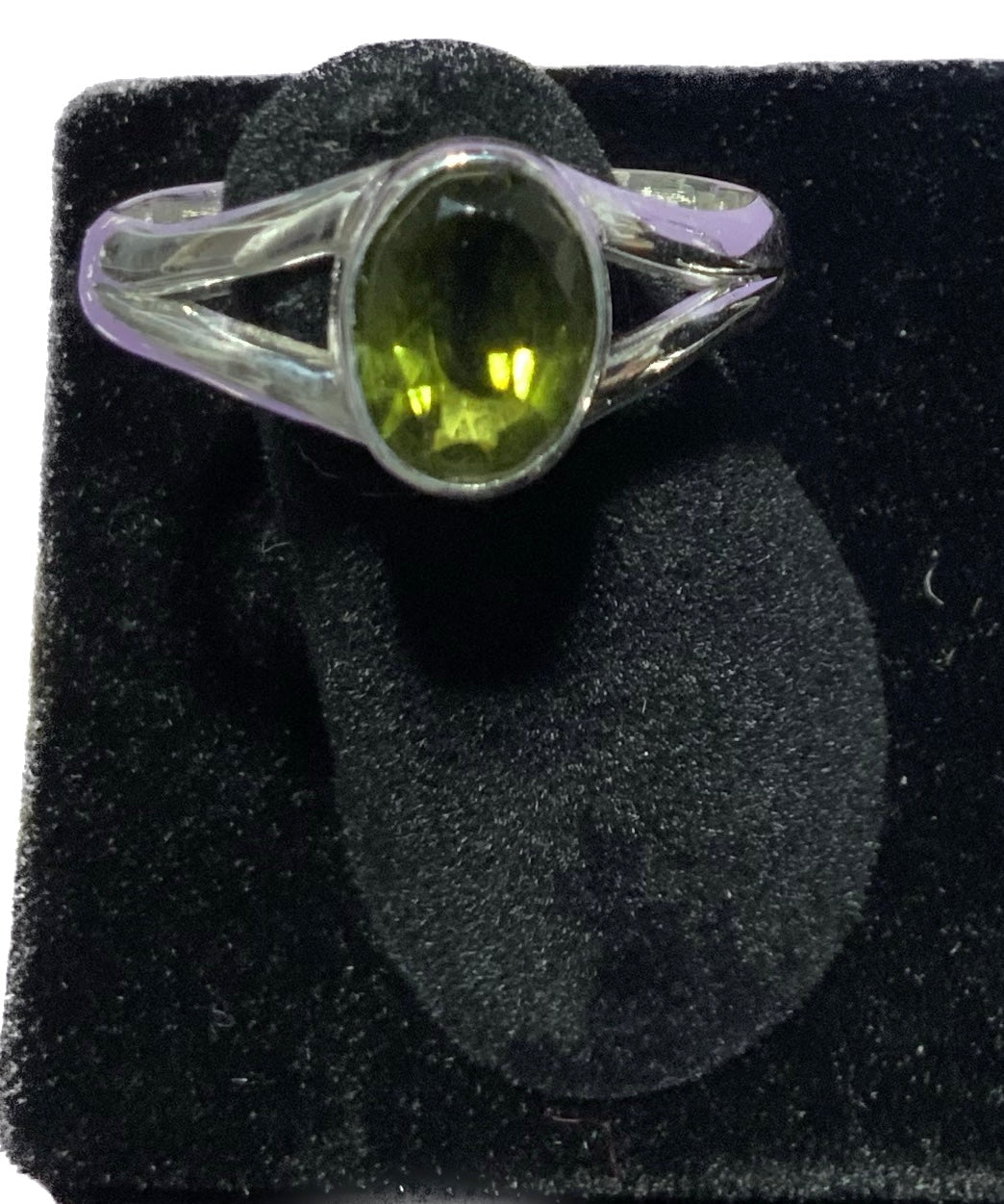 Moldavite Ring Size 7