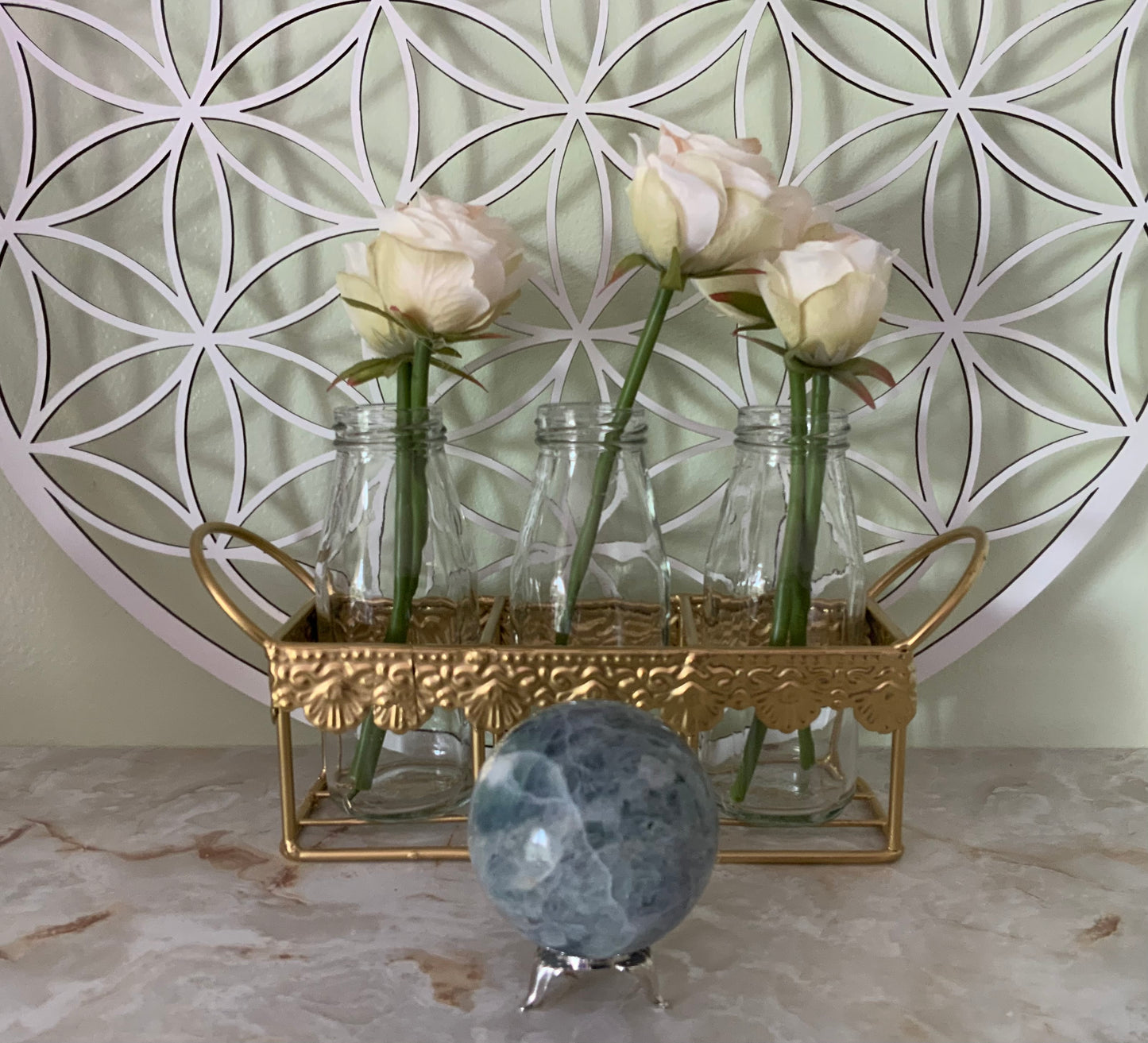 Rainbow Fluorite Sphere