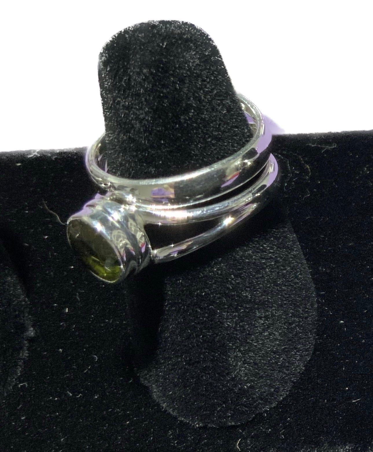 Moldavite Ring Size 6