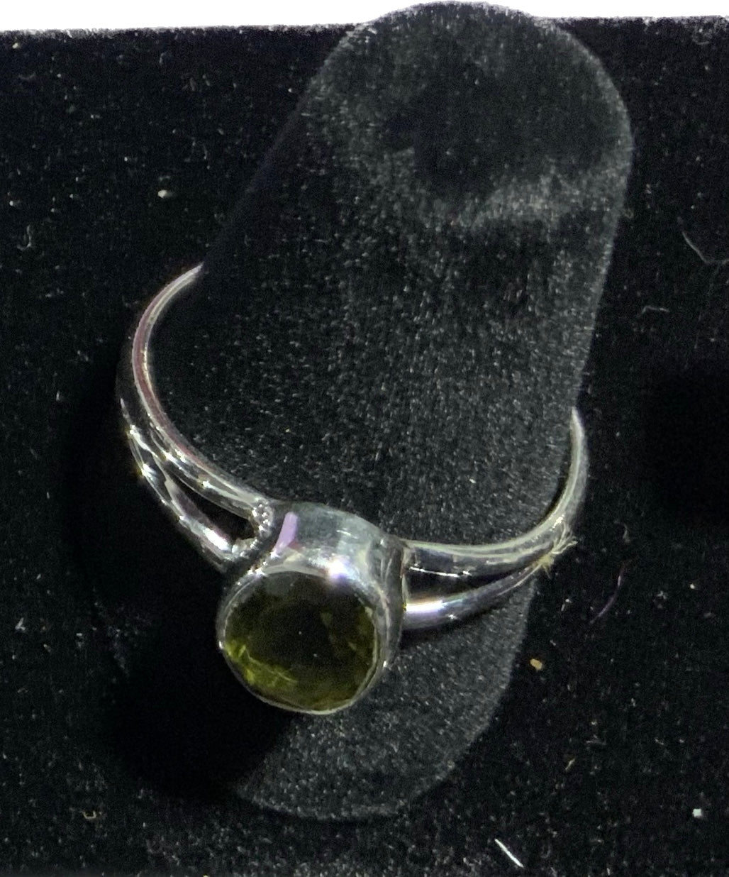 Stunning Moldavite Ring Size 9