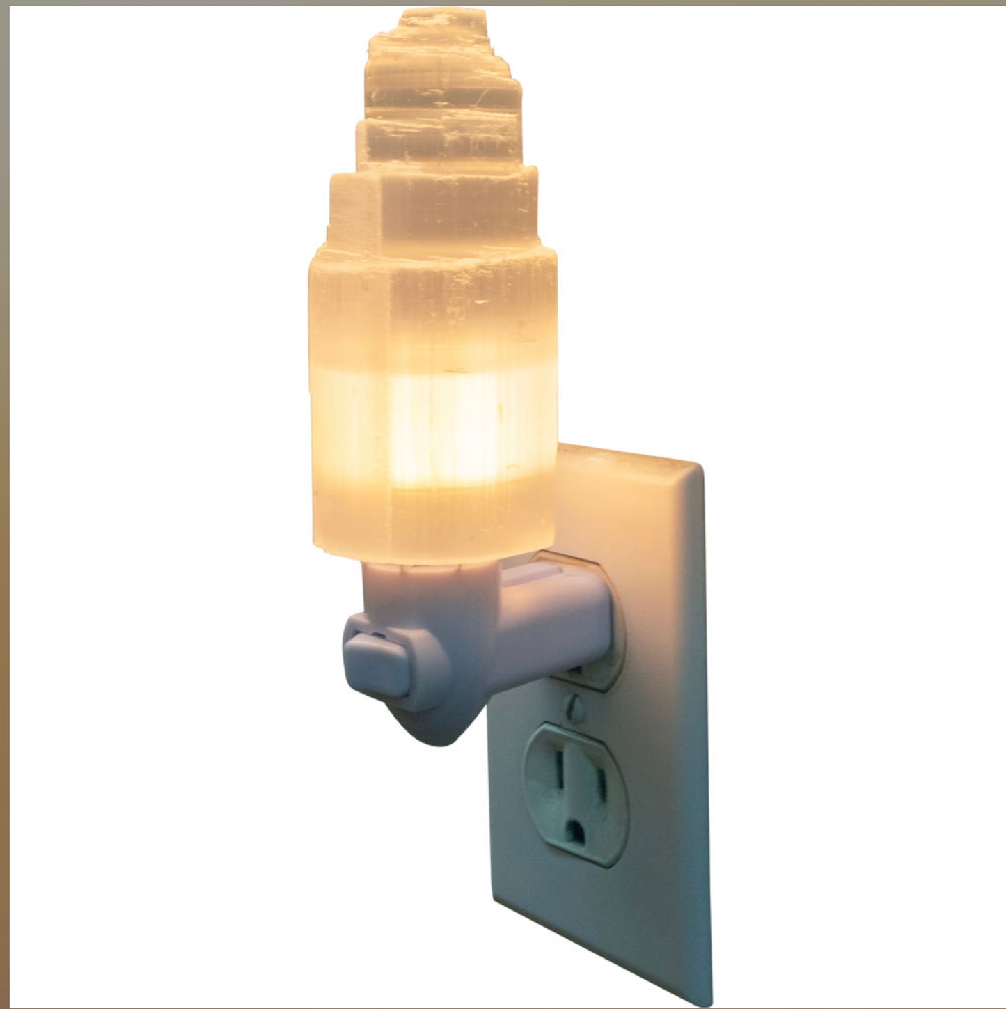 Electric Selenite Night Light - Rough Or Polished
