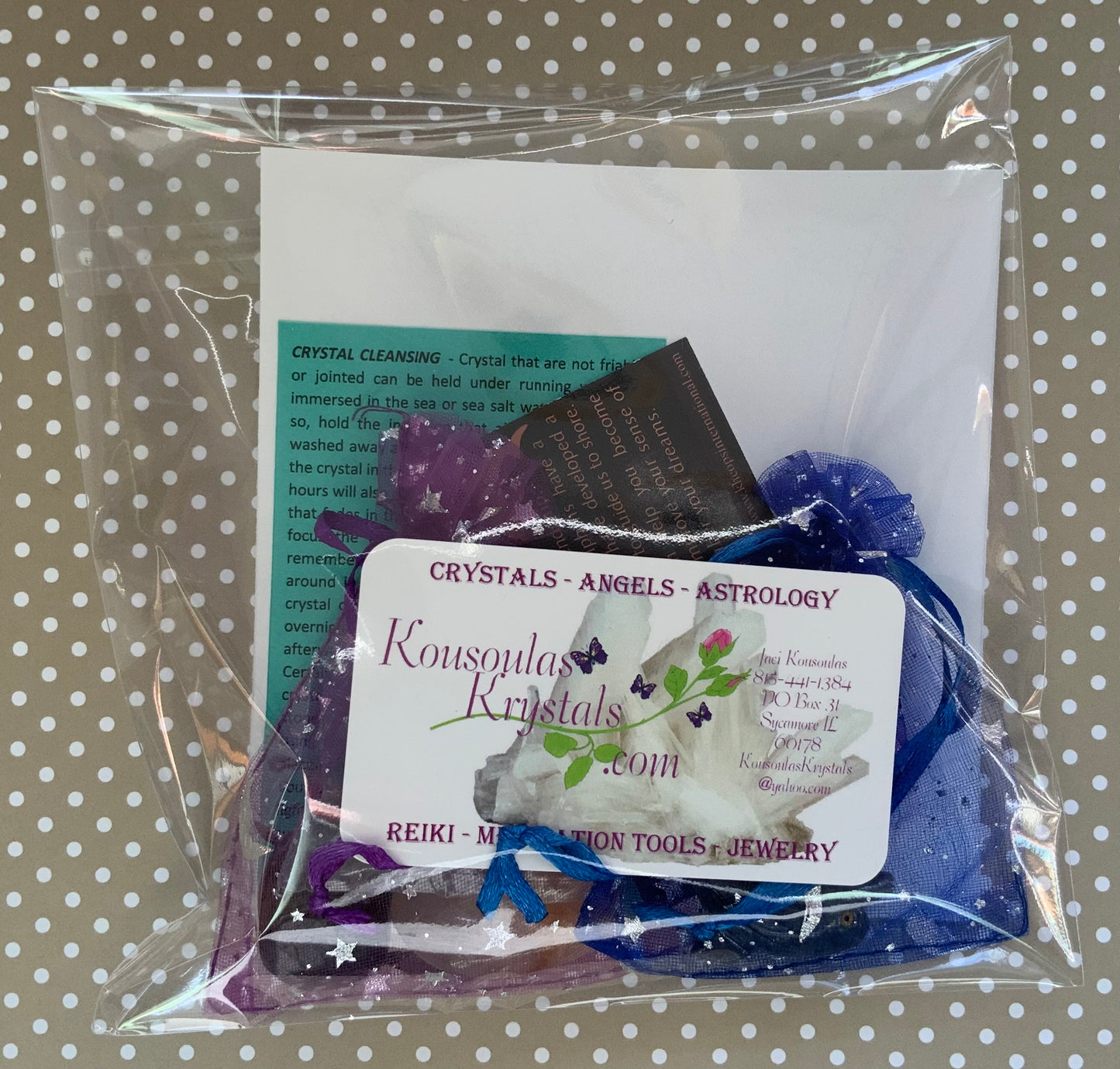 Spirit animal crystal gift set - The Dolphin