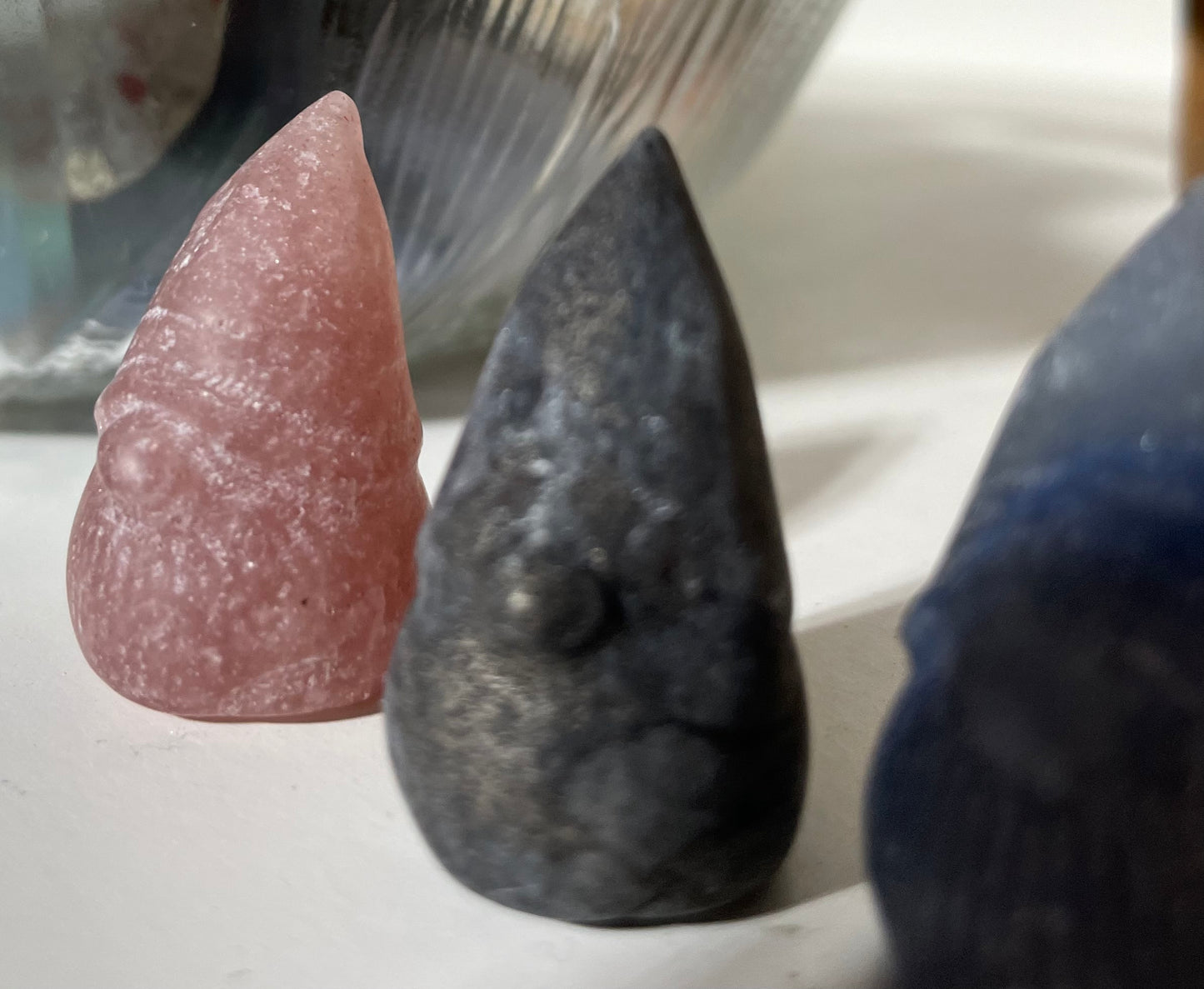 Assorted gnome crystals