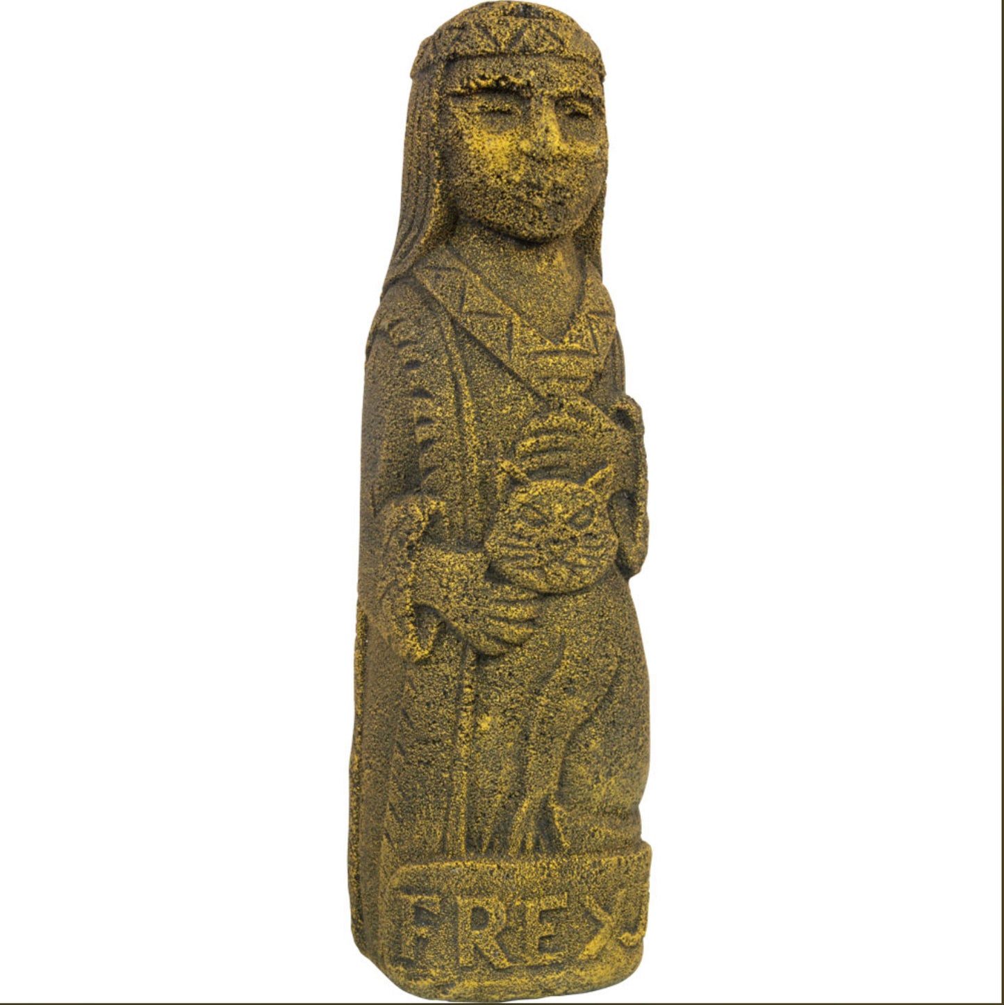 Volcanic Stone Statue - Freyja - Norse Goddess