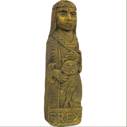 Volcanic Stone Statue - Freyja - Norse Goddess