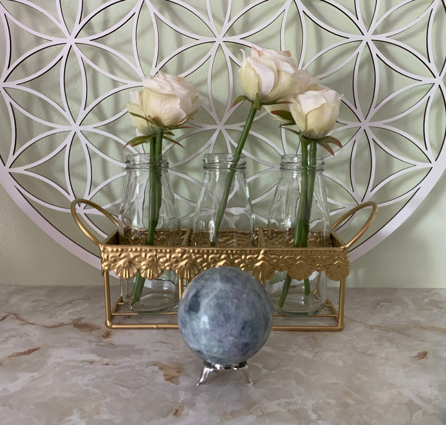 Rainbow Fluorite Sphere