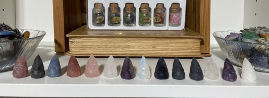 Assorted gnome crystals