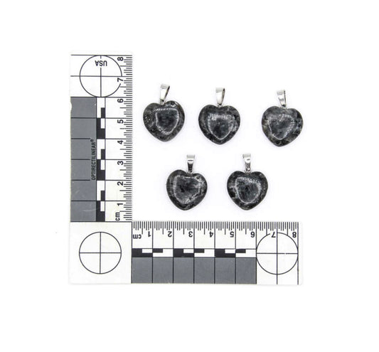 Larvikite Pendant Heart