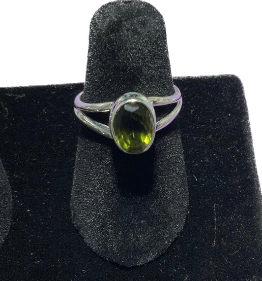 Stunning Moldavite Ring Size 8