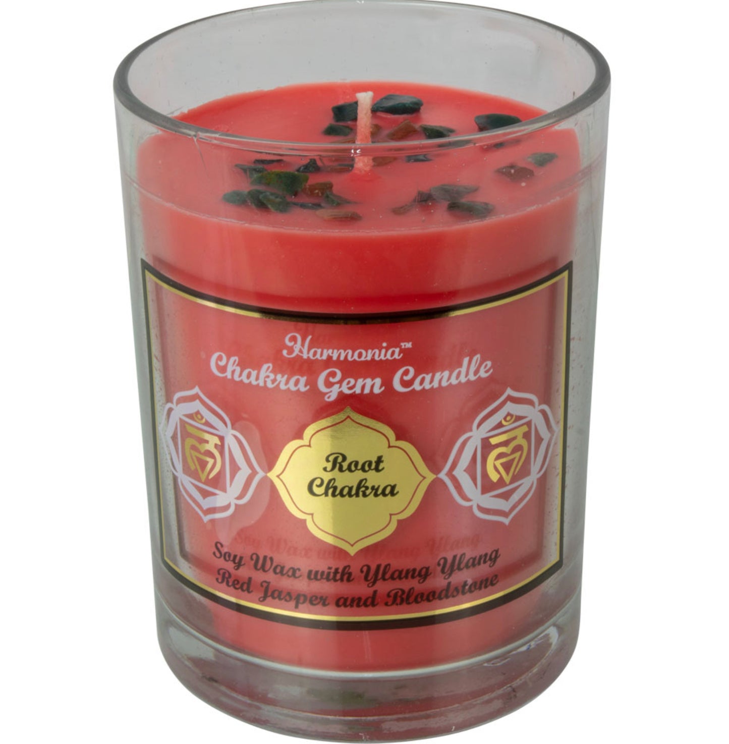 Harmonia Soy Gem Candle - Root Chakra - Red Jasper - Lead Free Wick