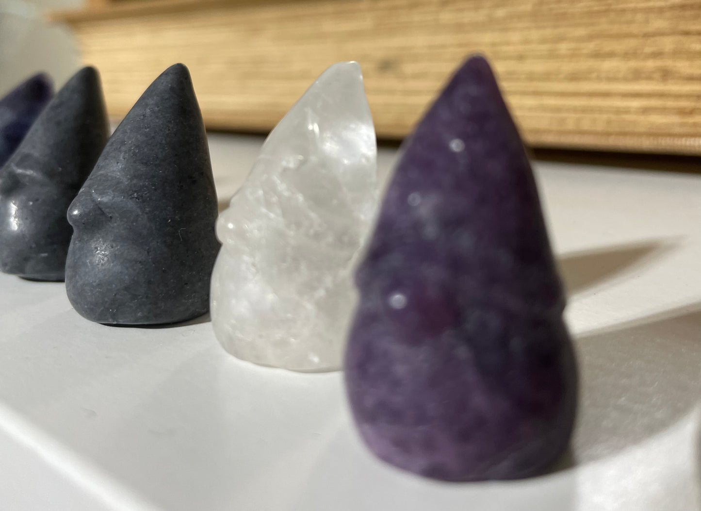 Assorted gnome crystals