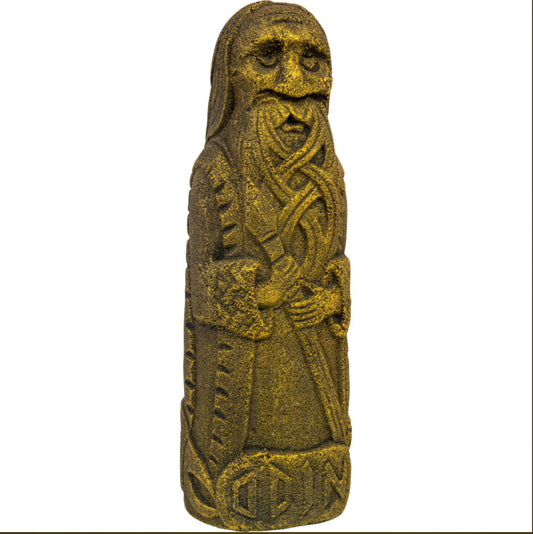 Volcanic Stone Statue - Odin - Norse God