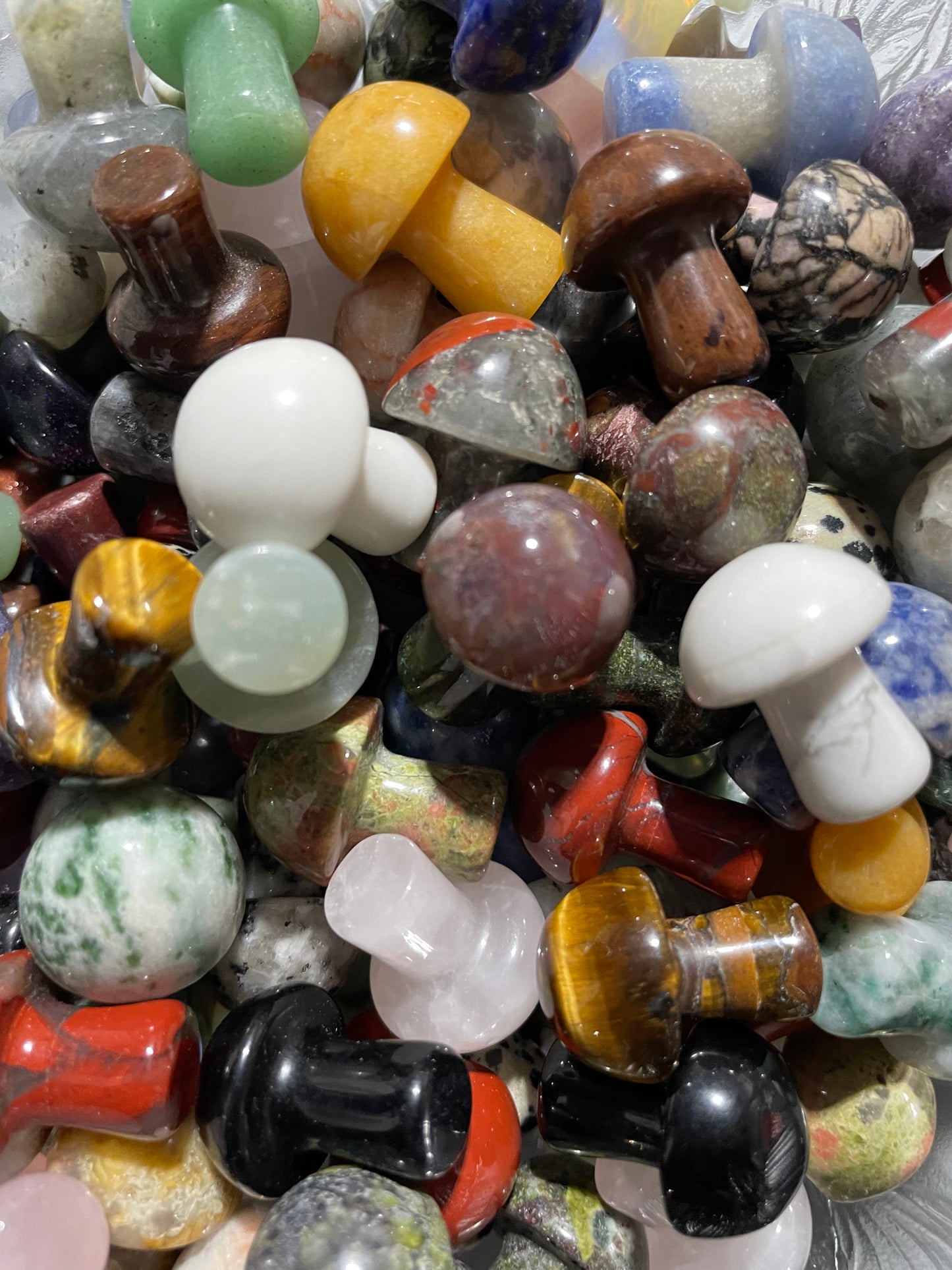 Assorted mushroom crystals