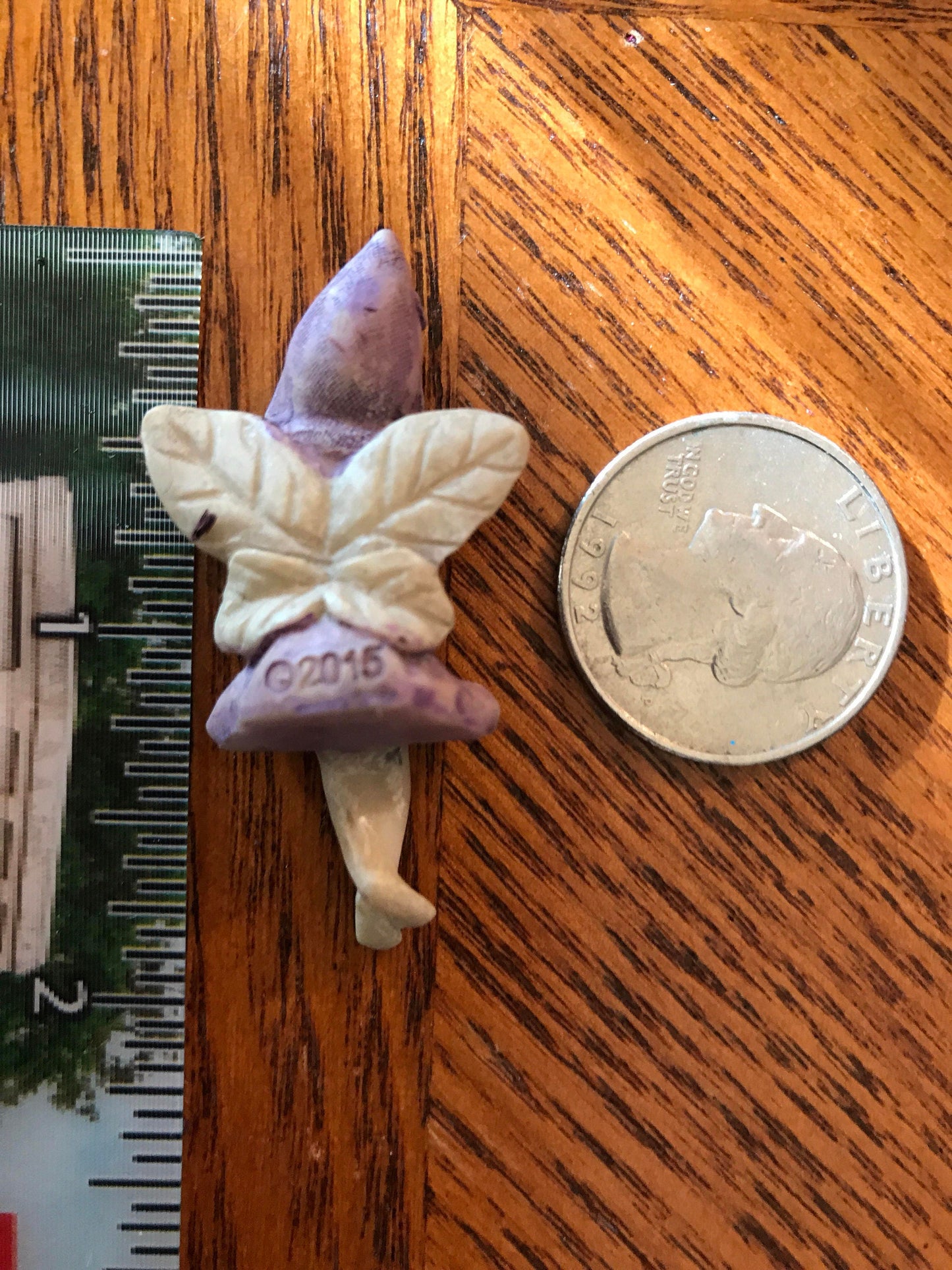 Miniature Teeny tiny itty bitty Sitting Fairy Betty