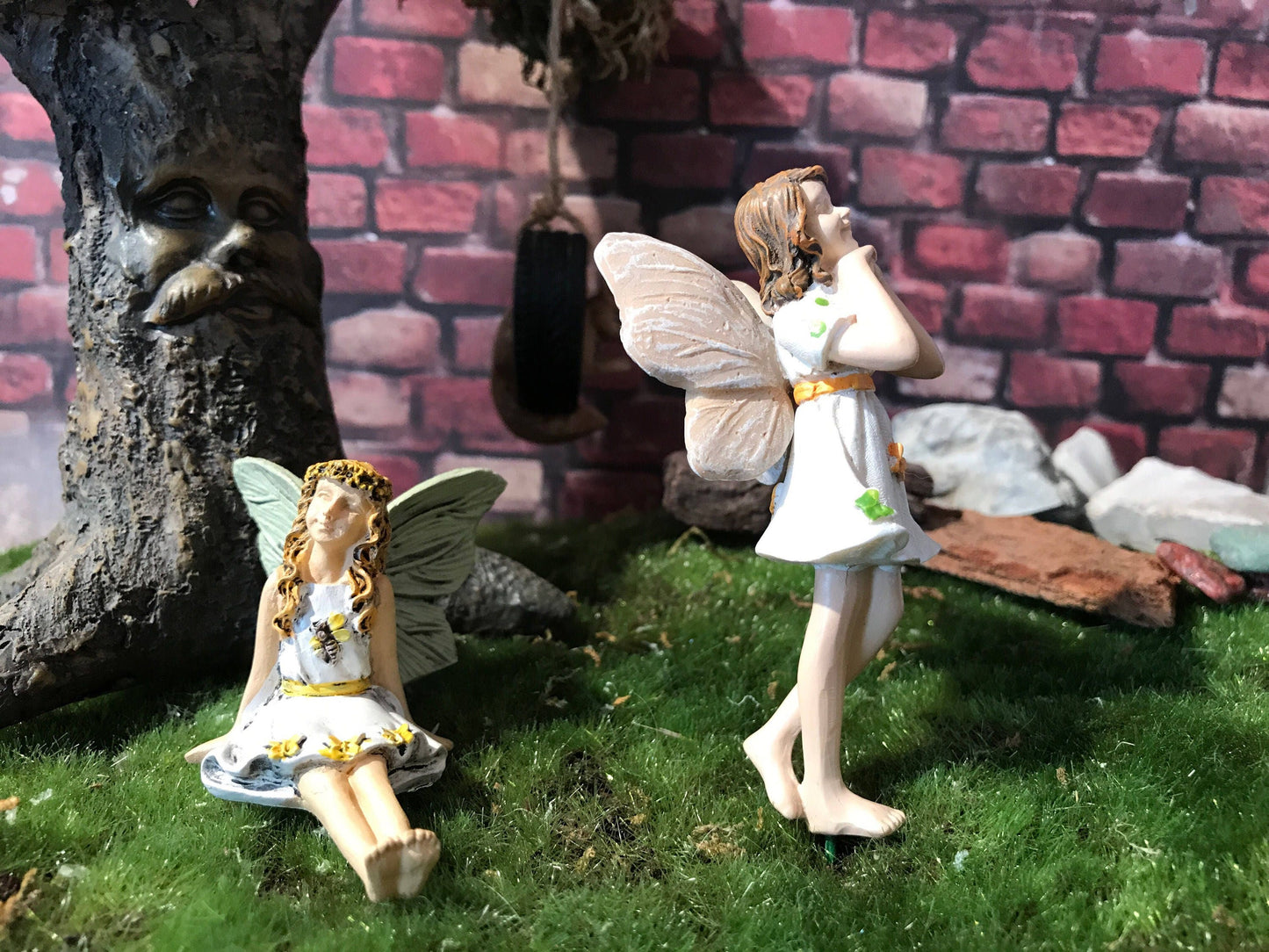 Beautiful brown haired fairy girl