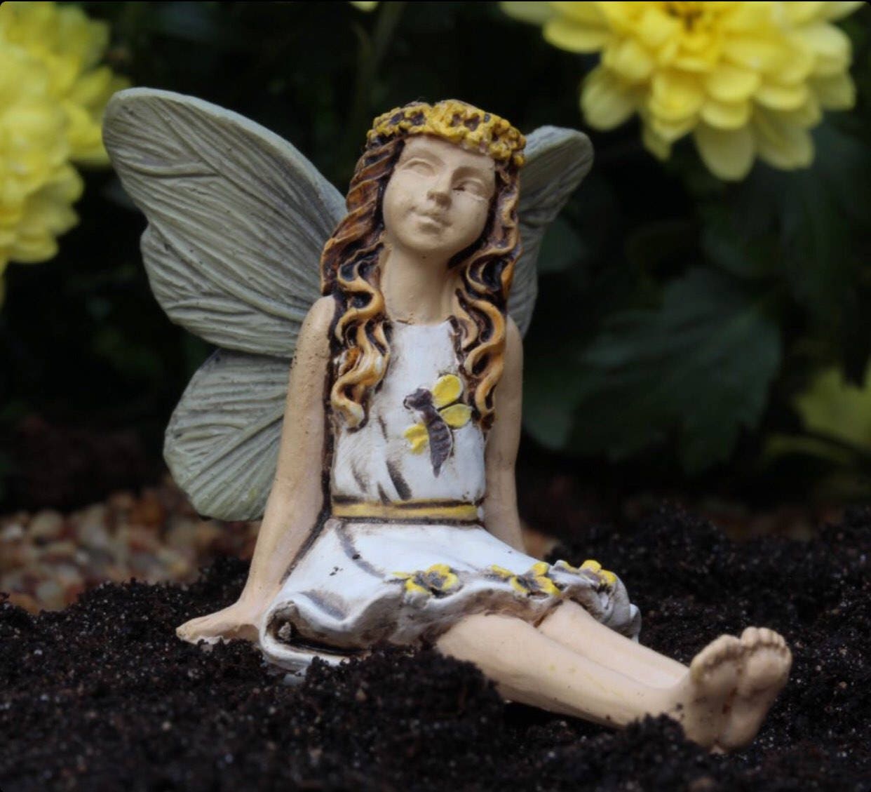 Beautiful brown haired fairy girl