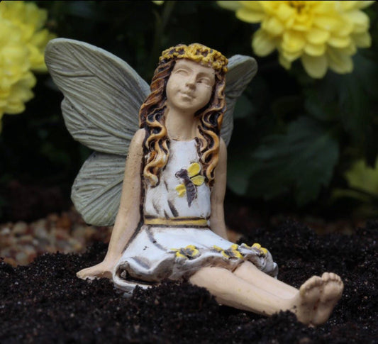 Beautiful brown haired fairy girl