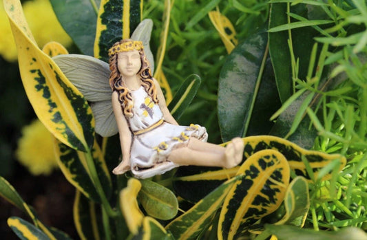 Beautiful brown haired fairy girl