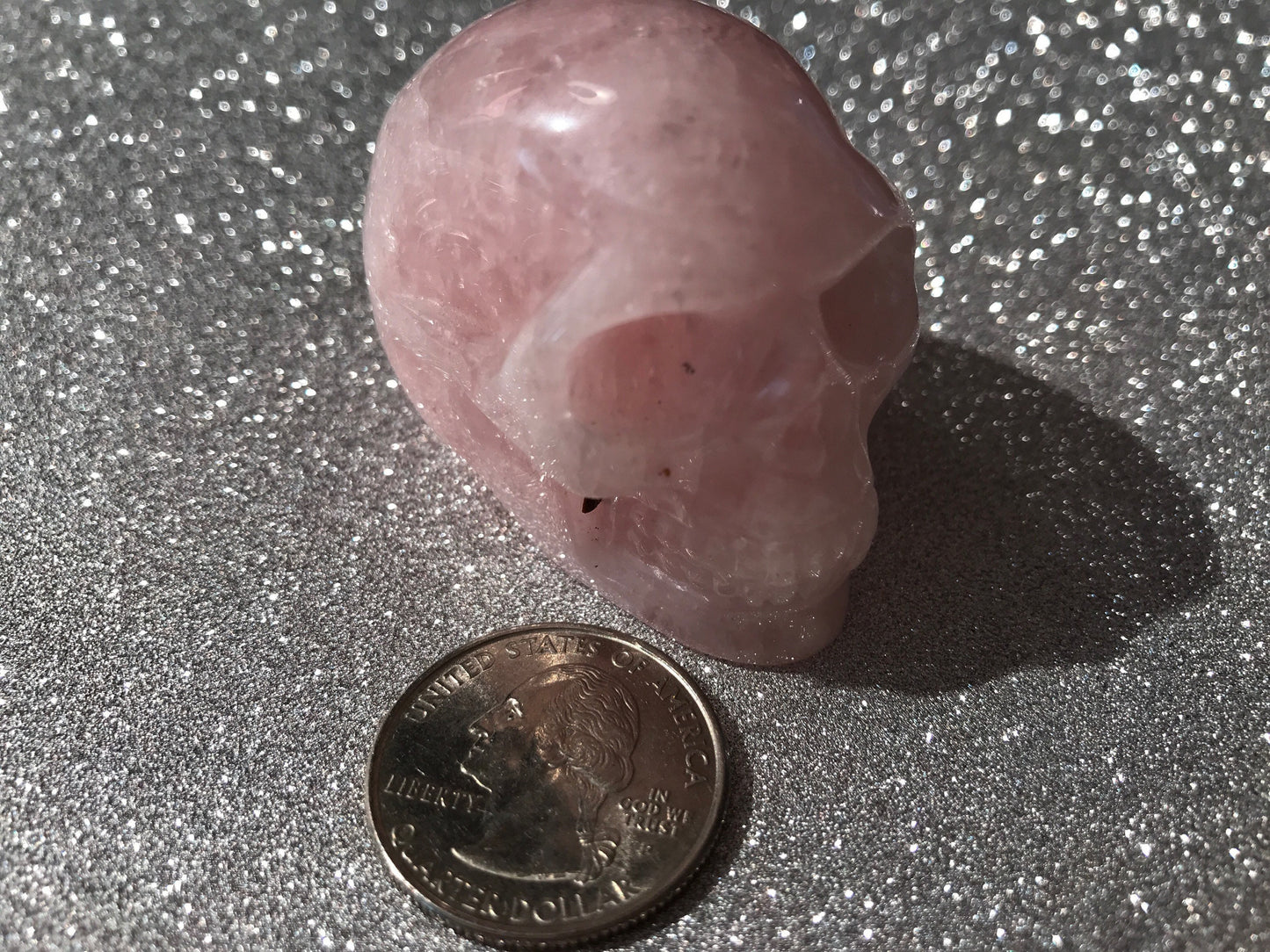 Rose Quartz skull for meditation, one rose quartz skull, meditation, clearing energy, esoteric skull, powerful energy skulls for downloads