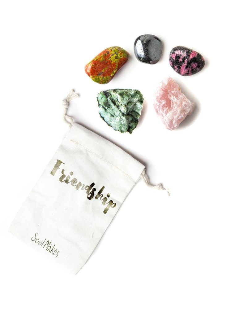 Feel the love! Encourage friendships with the Friendship Crystal Set Great Friend Gift Friend support gift