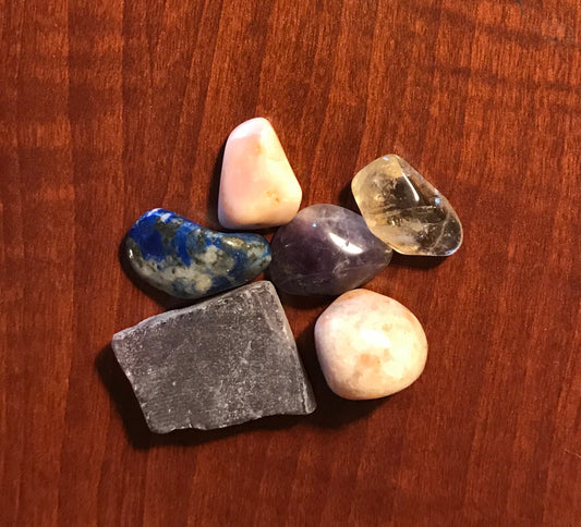Sagittarius the Archer Astrology horoscope stones set pouch crystal set birthday gift zodiac set Sagittarius birthday ideas tumbled crystals