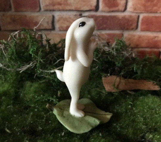 Sweet Namaste yoga bunny pose bunny figurine Standing Namaste Pose Namaste pose yoga rabbit