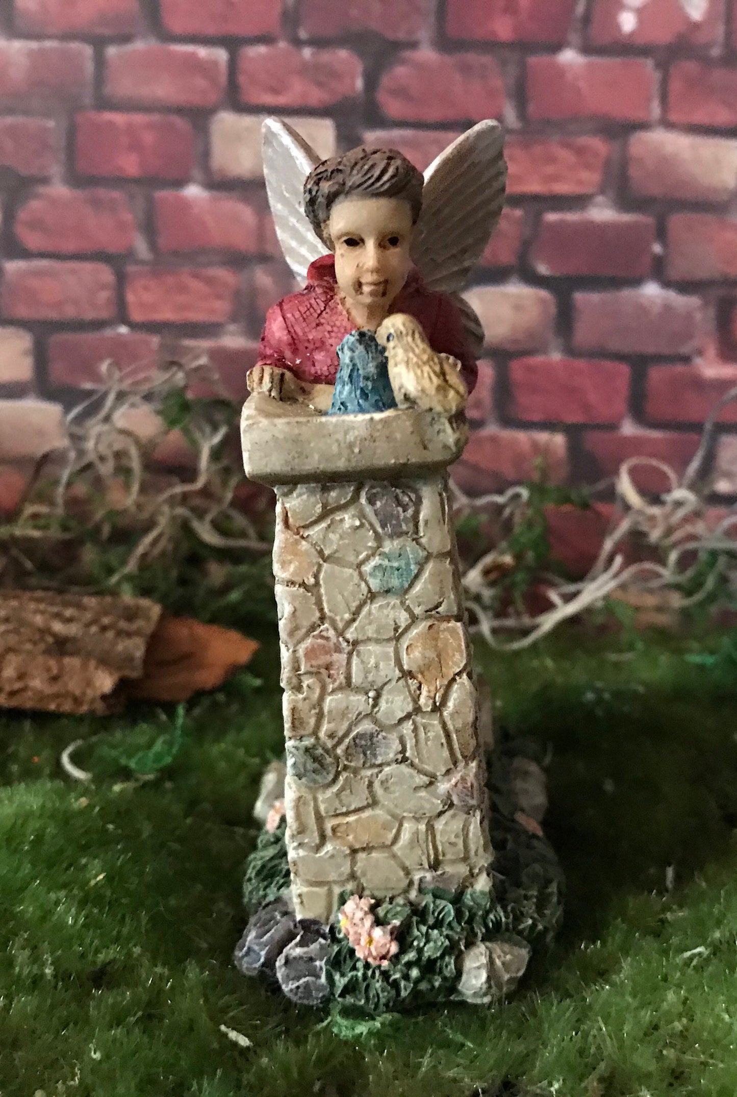 Fairy Boy drinking fountain