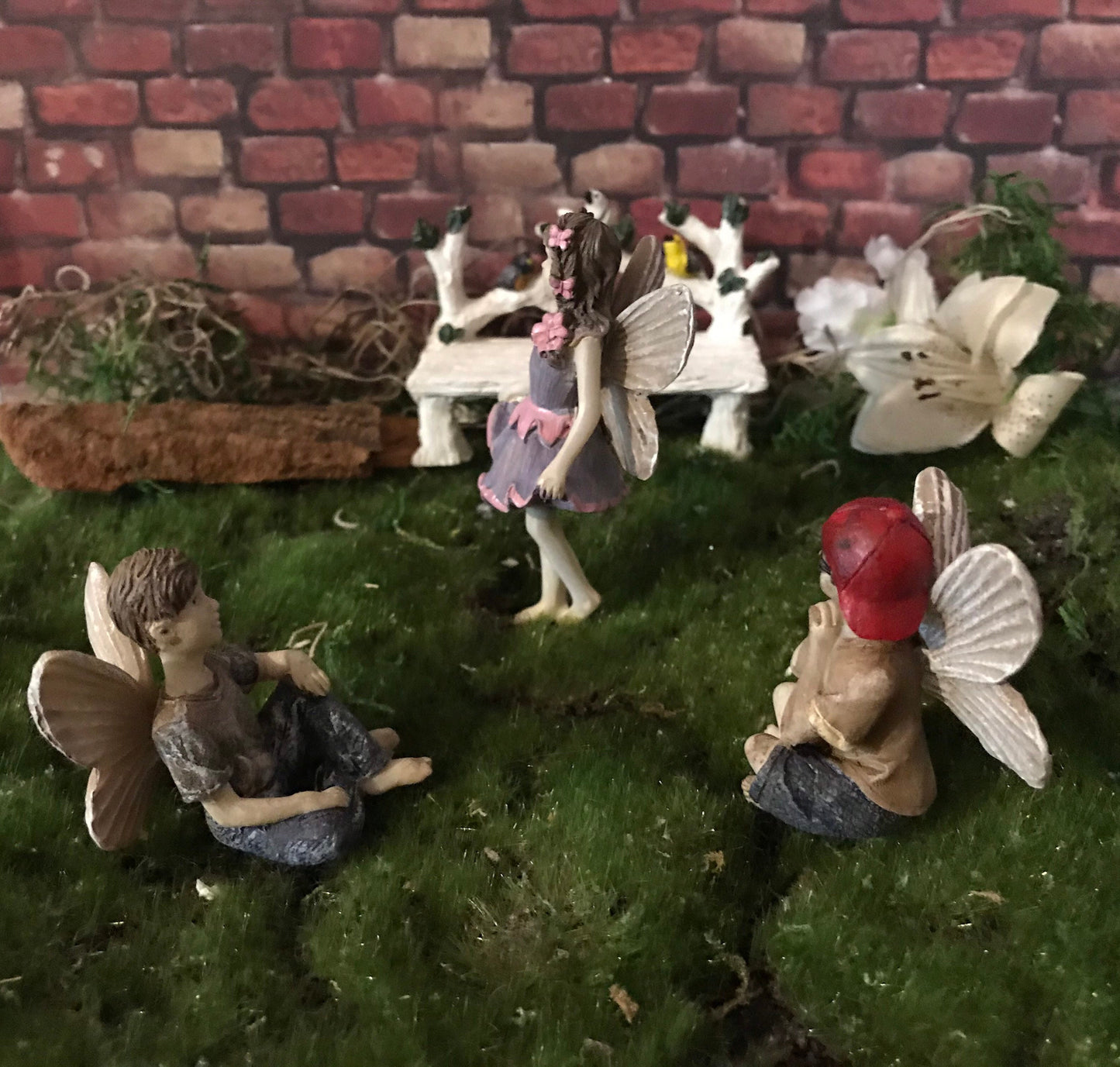 Sweet fairy girl on pick