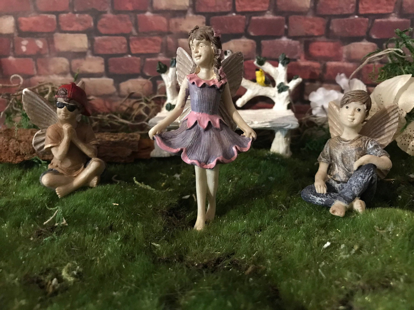 Sweet fairy girl on pick
