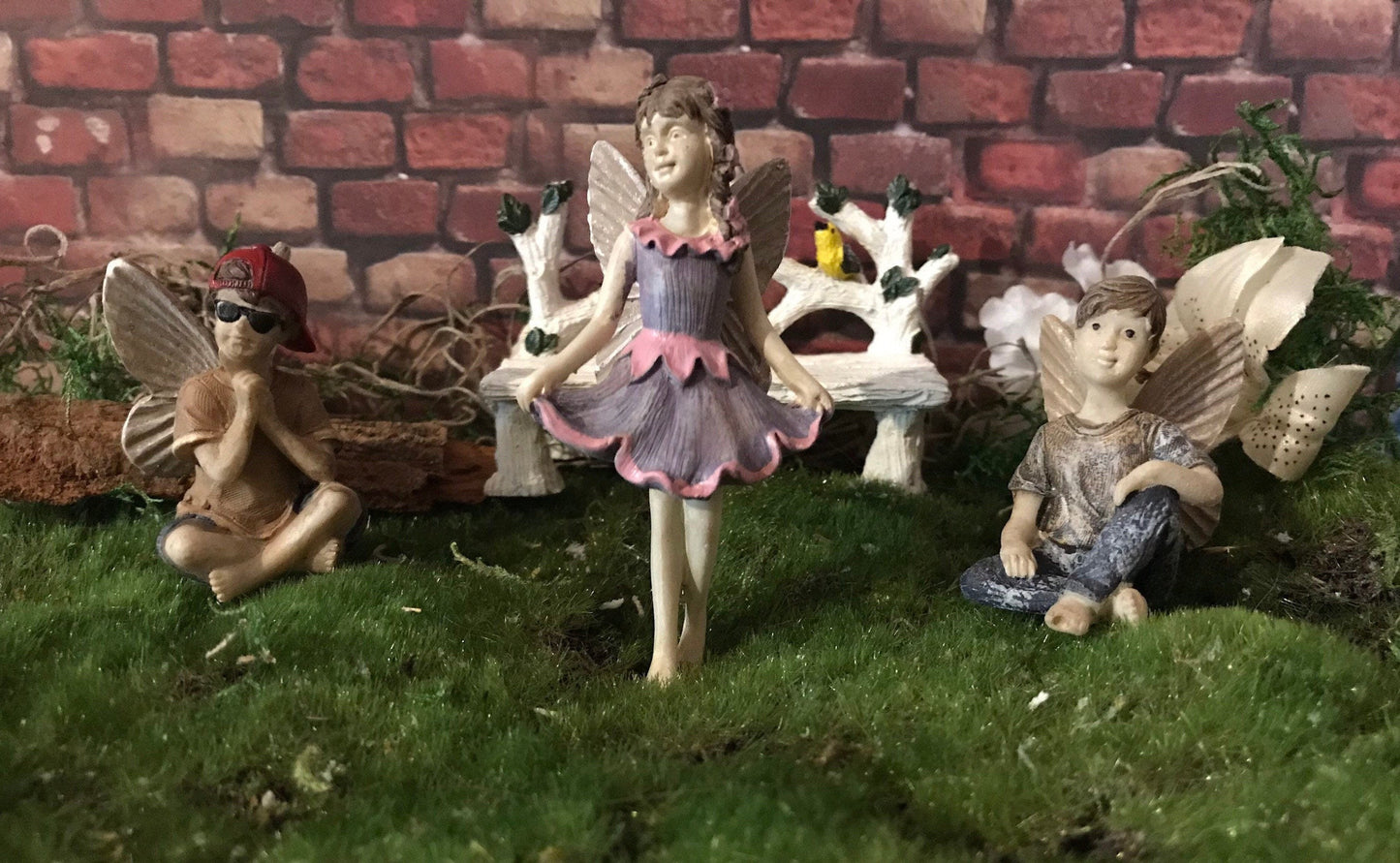Sweet fairy girl on pick
