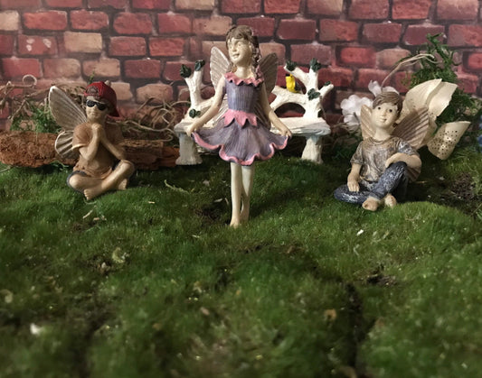 Sweet fairy girl on pick
