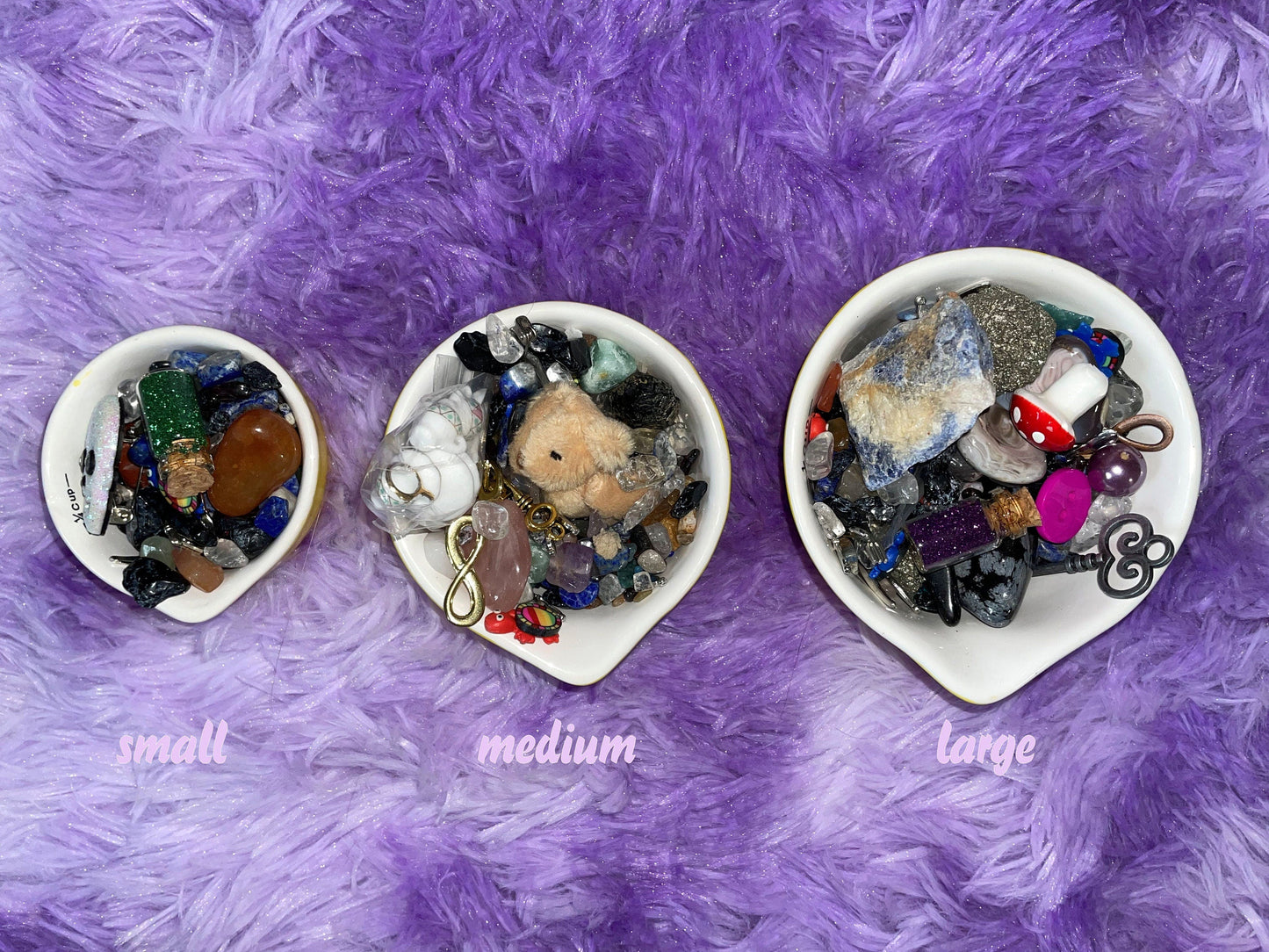 Crystal confetti scoops - Medium Scoop