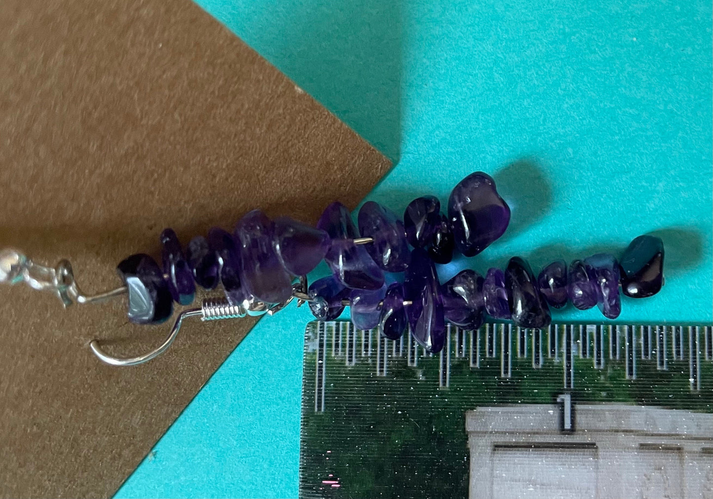 Beautiful Amethyst Dangle Earrings