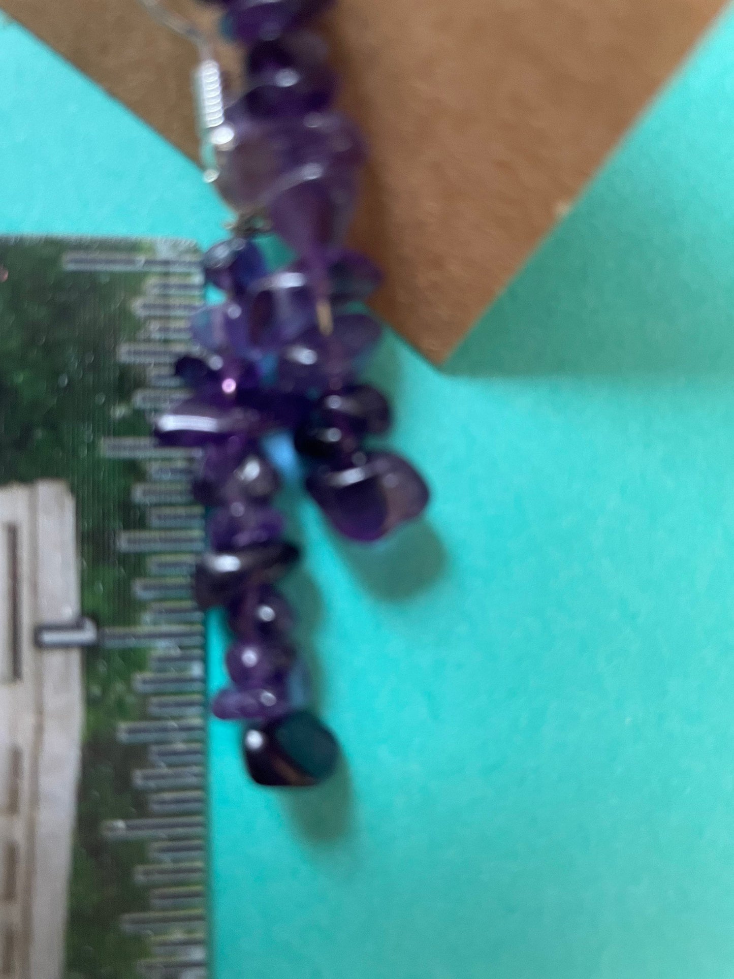 Beautiful Amethyst Dangle Earrings