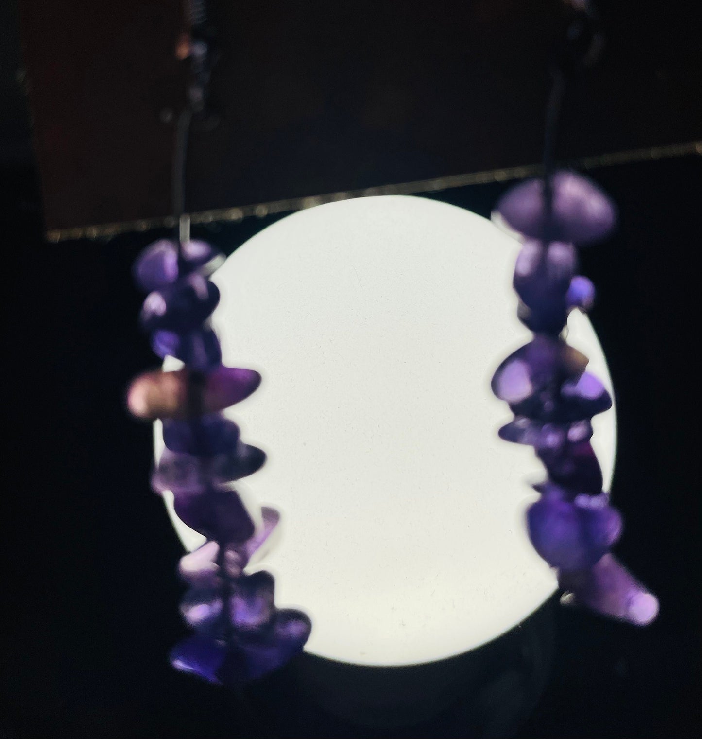 Beautiful Amethyst Dangle Earrings