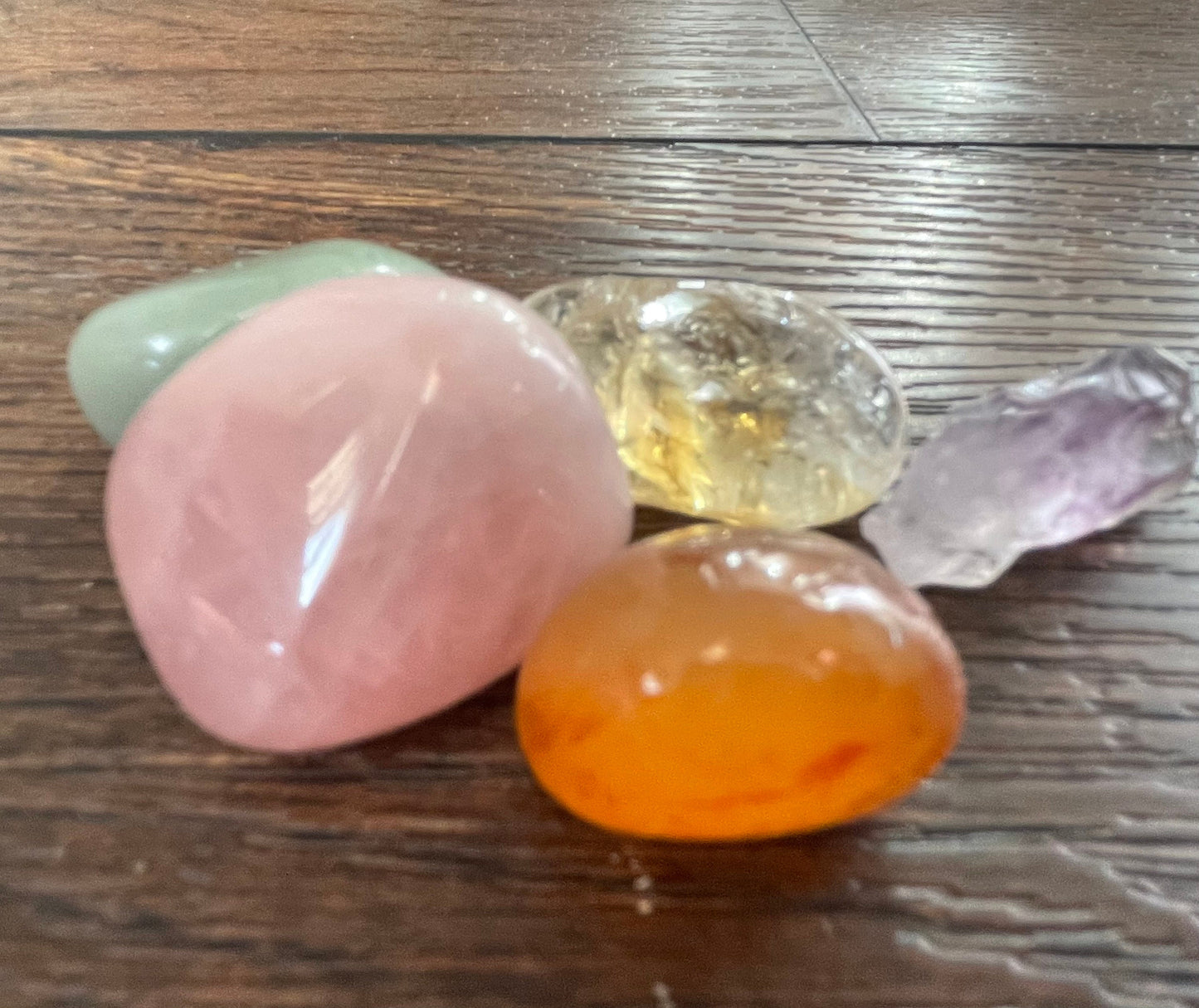 Virgo crystal set of 6 crystal stones Virgo the virgin astrology crystals
