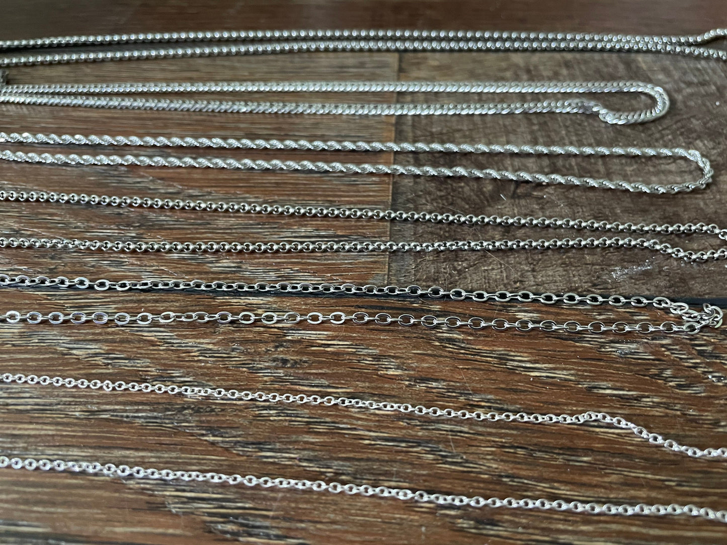 Tumbled crystal or points necklace you choose your chain and crystal!