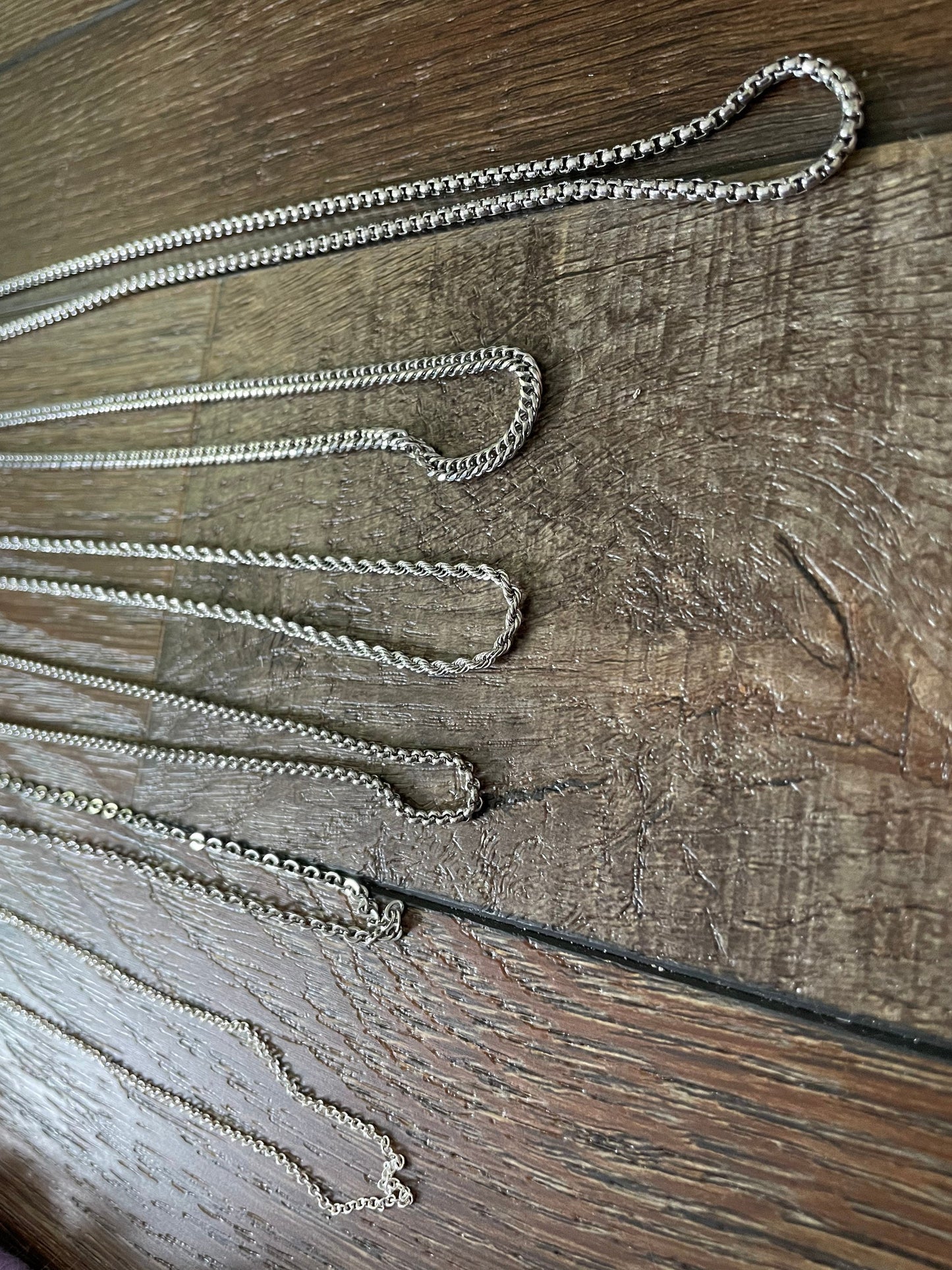 Tumbled crystal or points necklace you choose your chain and crystal!