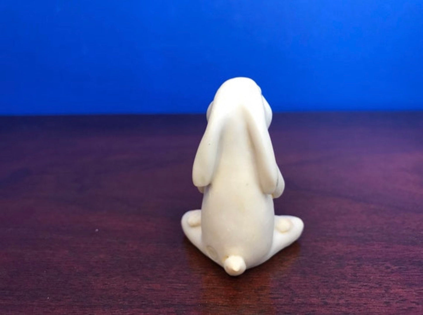 Sweet Namaste yoga bunny pose bunny figurine seated Namaste bunny pose Namaste pose yoga rabbit