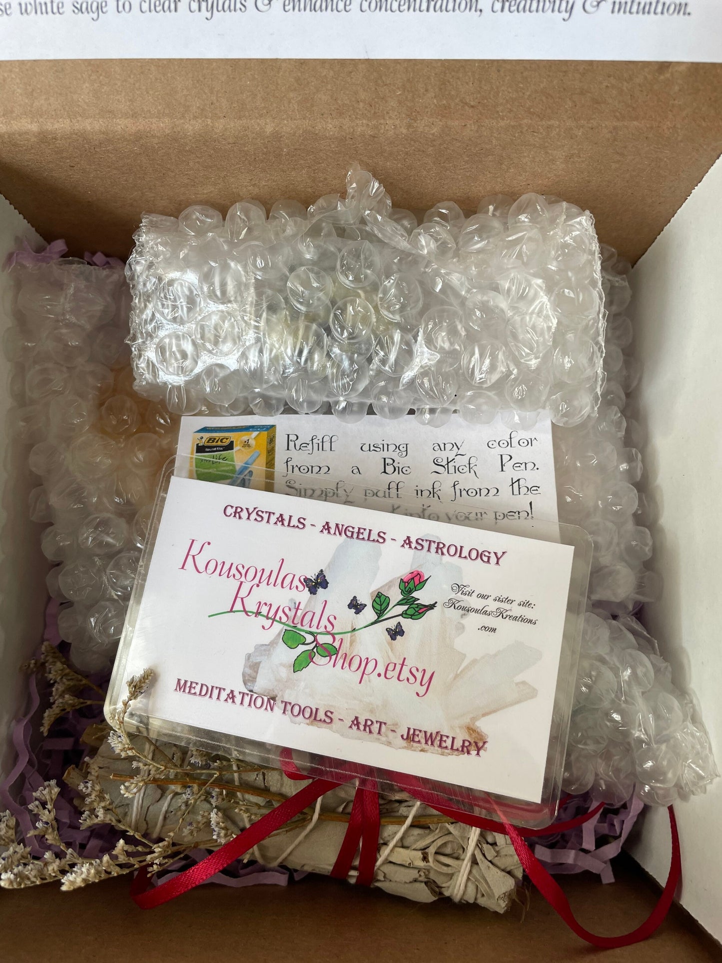 Deluxe Scorpio crystal 7 piece gift set Scorpio the Scorpion crystals set birthday gift zodiac set Scorpio birthday ideas