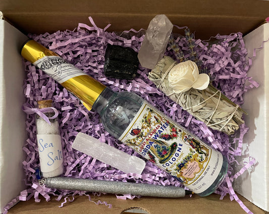 Powerful Deluxe Protection and Cleansing Crystal 7 piece set
