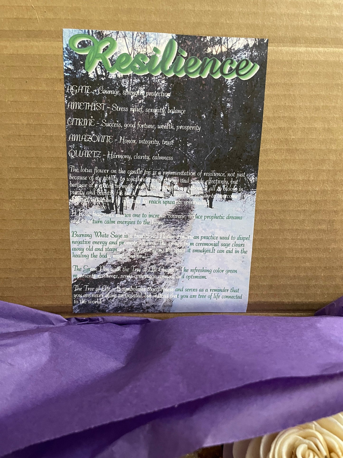 Deluxe Crystal Resilience Gift Box to help each of us to heal